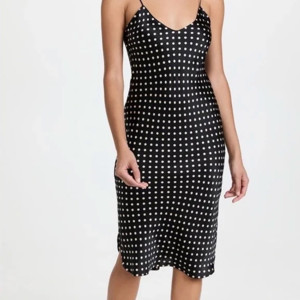 Nili Lotan Short Cami Dress Silk Charmeuse